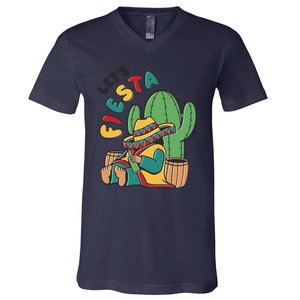 Let's Fiesta Cinco De Mayo V-Neck T-Shirt