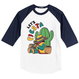 Let's Fiesta Cinco De Mayo Baseball Sleeve Shirt