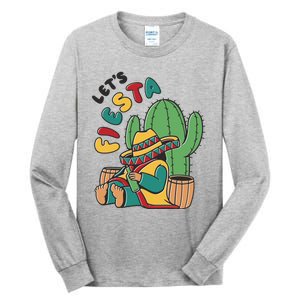 Let's Fiesta Cinco De Mayo Tall Long Sleeve T-Shirt