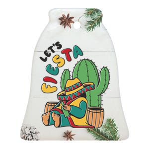 Let's Fiesta Cinco De Mayo Ceramic Bell Ornament