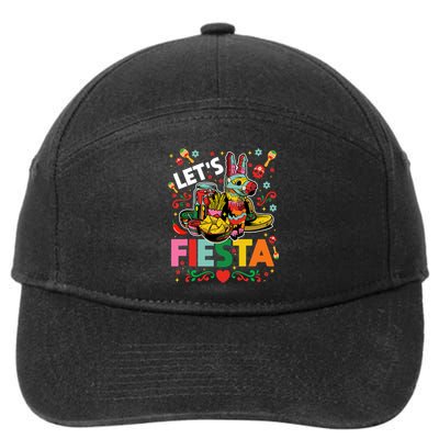 LetS Fiesta Cinco De Mayo Camisa Mexicana Hombre 7-Panel Snapback Hat