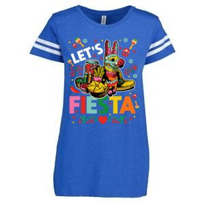 LetS Fiesta Cinco De Mayo Camisa Mexicana Hombre Enza Ladies Jersey Football T-Shirt