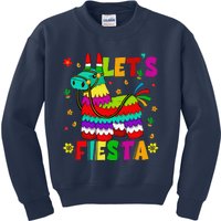 Lets Fiesta Cinco De Mayo Mexican Party Mexico Donkey Pinata Kids Sweatshirt