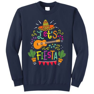 Lets Fiesta Cinco De Mayo Party Lets Fiesta Mexican Sweatshirt