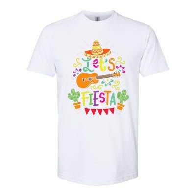 Lets Fiesta Cinco De Mayo Party Lets Fiesta Mexican Softstyle® CVC T-Shirt