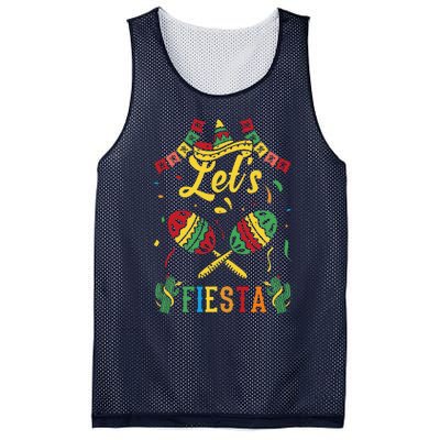 LetS Fiesta Cinco De Mayo Mesh Reversible Basketball Jersey Tank