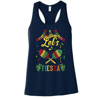 LetS Fiesta Cinco De Mayo Women's Racerback Tank