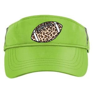 Leopard Football Cute Gift Adult Drive Performance Visor