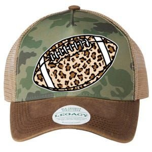 Leopard Football Cute Gift Legacy Tie Dye Trucker Hat