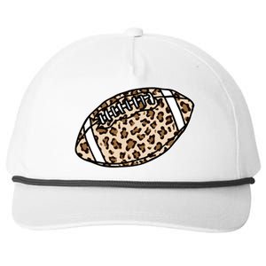 Leopard Football Cute Gift Snapback Five-Panel Rope Hat