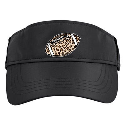 Leopard Football Cute Gift Adult Drive Performance Visor
