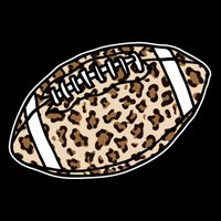Leopard Football Cute Gift Flatbill Hat