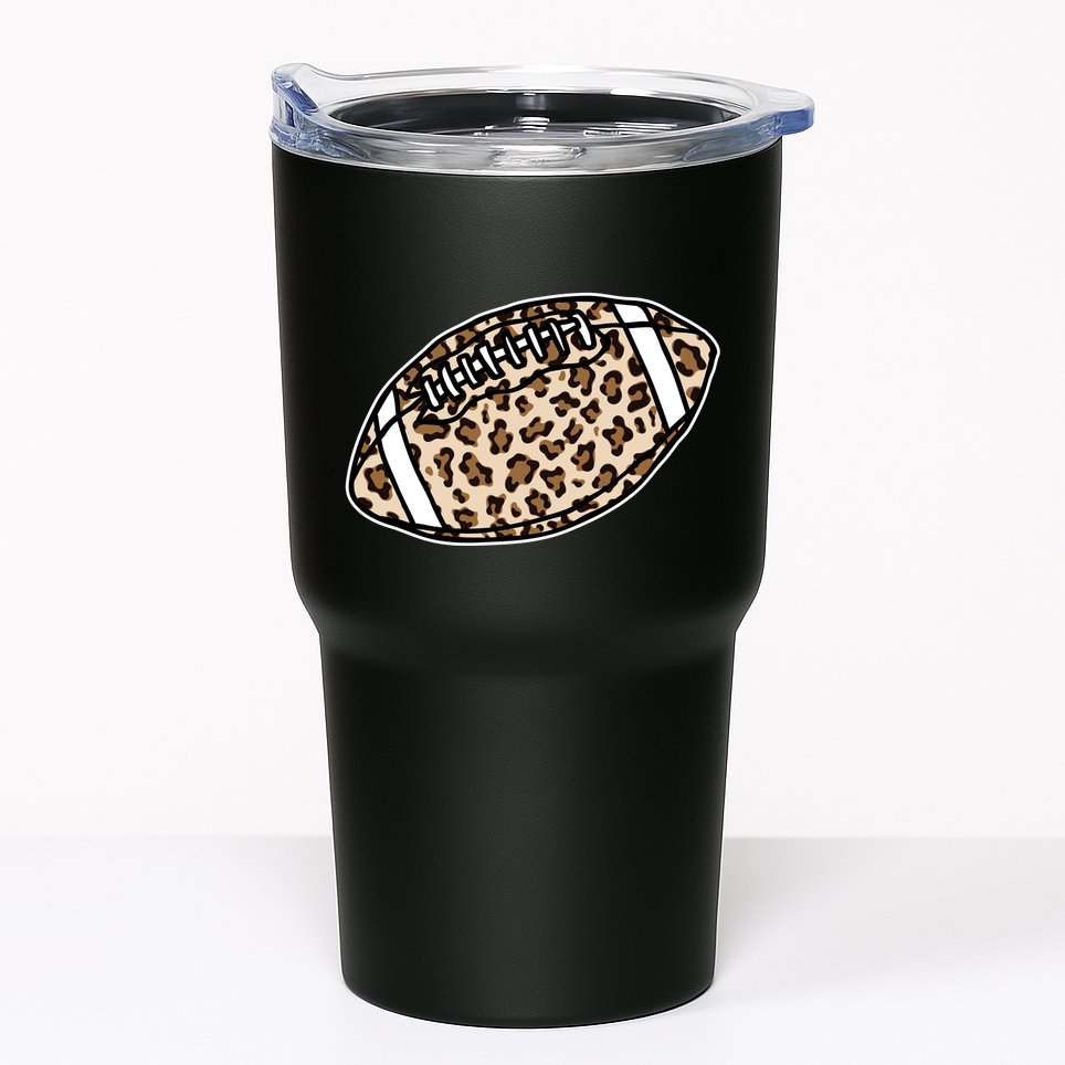 Leopard Football Cute Gift Tumbler