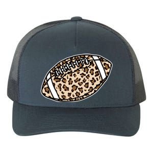 Leopard Football Cute Gift Yupoong Adult 5-Panel Trucker Hat