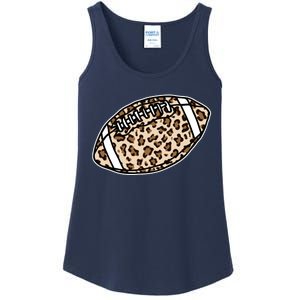 Leopard Football Cute Gift Ladies Essential Tank