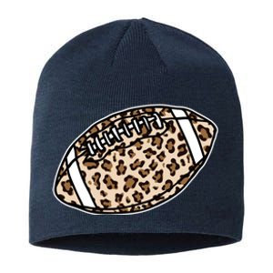 Leopard Football Cute Gift Sustainable Beanie