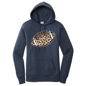 Leopard Football Cute Gift Women's Pullover Hoodie