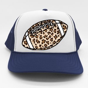 Leopard Football Cute Gift Trucker Hat