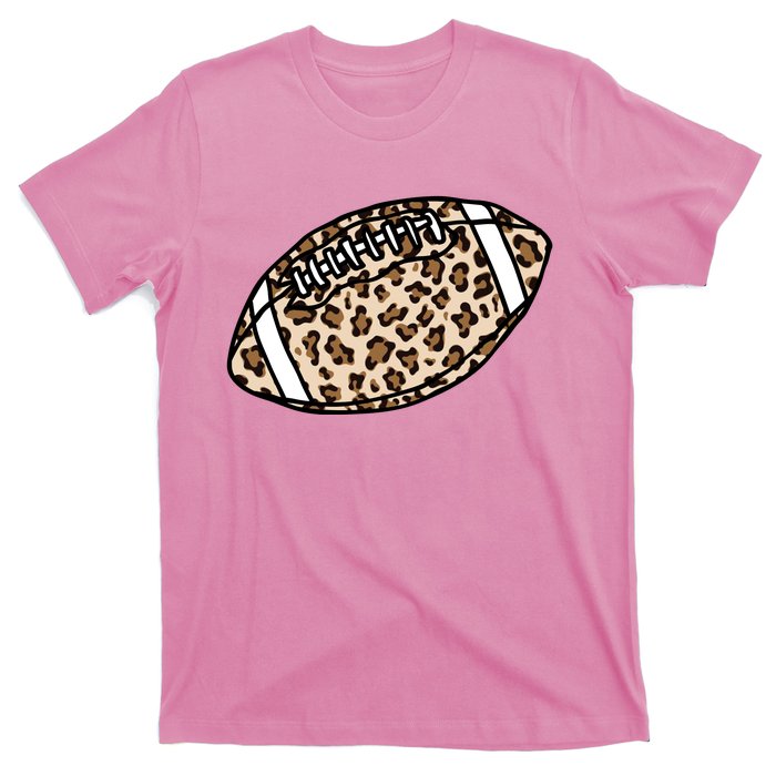 Leopard Football Cute Gift T-Shirt