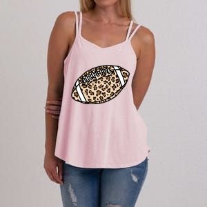 Leopard Football Cute Gift Women's Strappy Tank