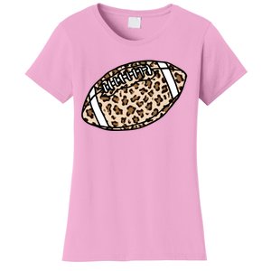 Leopard Football Cute Gift Women's T-Shirt