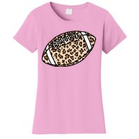 Leopard Football Cute Gift Women's T-Shirt