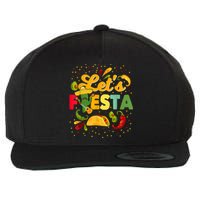 Lets Fiesta Cinco De Mayo Camisa Mexicana Para Hombres Mujeres Y NiñOs Wool Snapback Cap