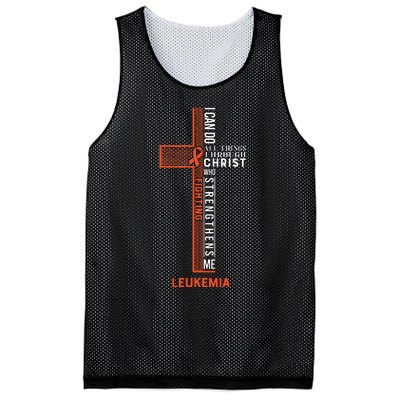 Leukemia Fight Cancer Ribbon (1) Mesh Reversible Basketball Jersey Tank