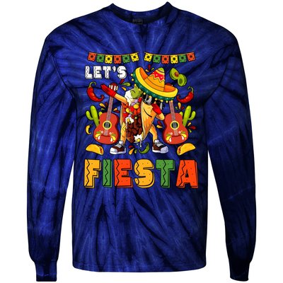 LetS Fiesta Cinco De Mayo Mexican Friends Tie-Dye Long Sleeve Shirt