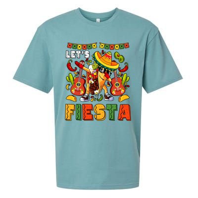 LetS Fiesta Cinco De Mayo Mexican Friends Sueded Cloud Jersey T-Shirt