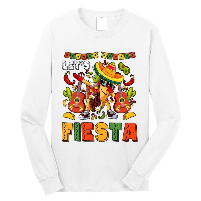 LetS Fiesta Cinco De Mayo Mexican Friends Long Sleeve Shirt