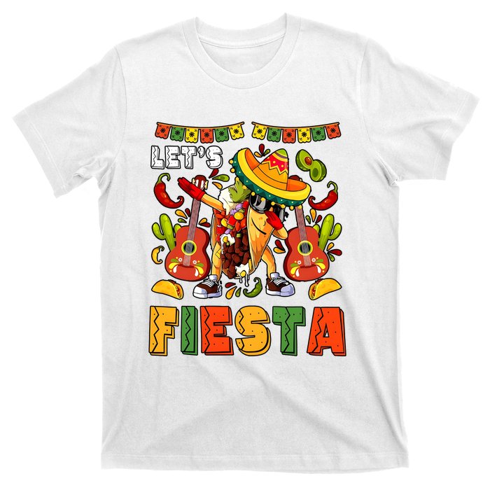 LetS Fiesta Cinco De Mayo Mexican Friends T-Shirt