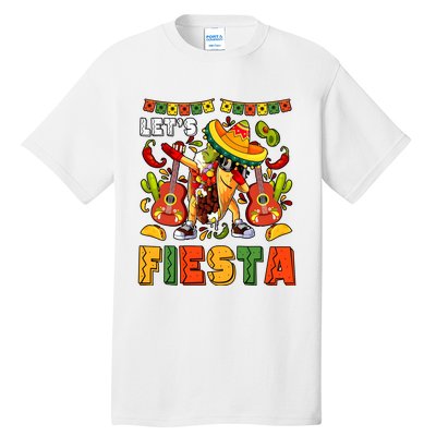 LetS Fiesta Cinco De Mayo Mexican Friends Tall T-Shirt