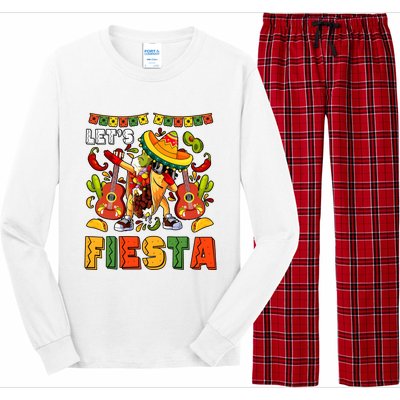 LetS Fiesta Cinco De Mayo Mexican Friends Long Sleeve Pajama Set