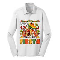 LetS Fiesta Cinco De Mayo Mexican Friends Silk Touch Performance Long Sleeve Polo