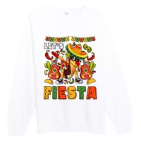 LetS Fiesta Cinco De Mayo Mexican Friends Premium Crewneck Sweatshirt