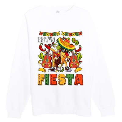 LetS Fiesta Cinco De Mayo Mexican Friends Premium Crewneck Sweatshirt