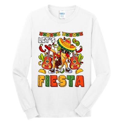 LetS Fiesta Cinco De Mayo Mexican Friends Tall Long Sleeve T-Shirt