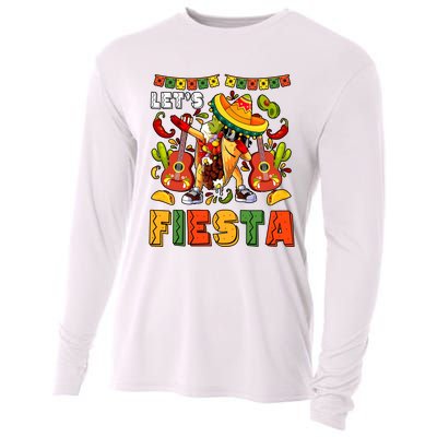 LetS Fiesta Cinco De Mayo Mexican Friends Cooling Performance Long Sleeve Crew