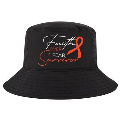 Leukemia Fight Cancer Ribbon Cool Comfort Performance Bucket Hat