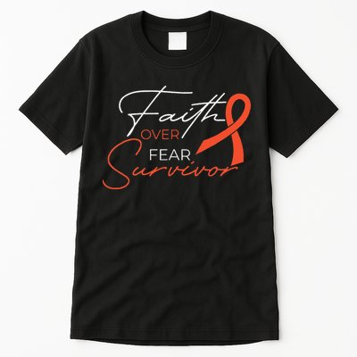 Leukemia Fight Cancer Ribbon Tall T-Shirt