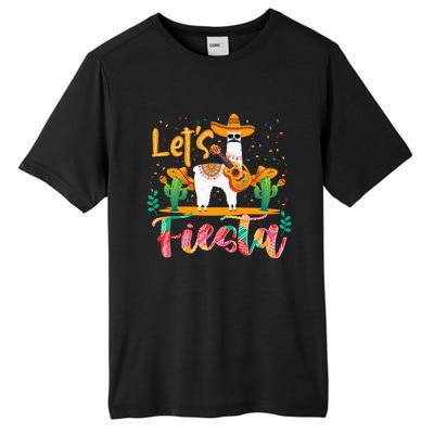 LetS Fiesta Cinco De Mayo Llama Lover Zookeeper Tall Fusion ChromaSoft Performance T-Shirt