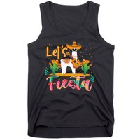 LetS Fiesta Cinco De Mayo Llama Lover Zookeeper Tank Top