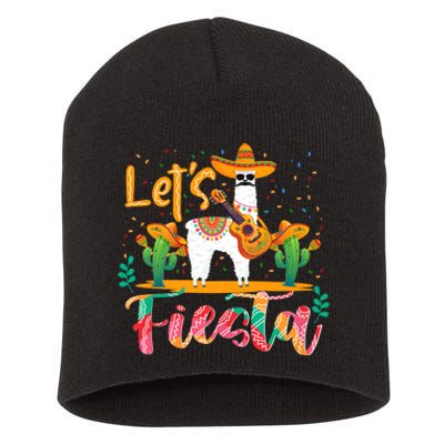 LetS Fiesta Cinco De Mayo Llama Lover Zookeeper Short Acrylic Beanie