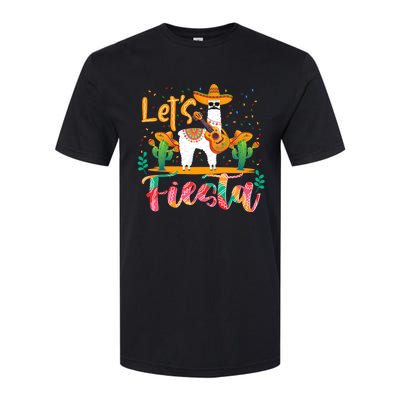 LetS Fiesta Cinco De Mayo Llama Lover Zookeeper Softstyle CVC T-Shirt