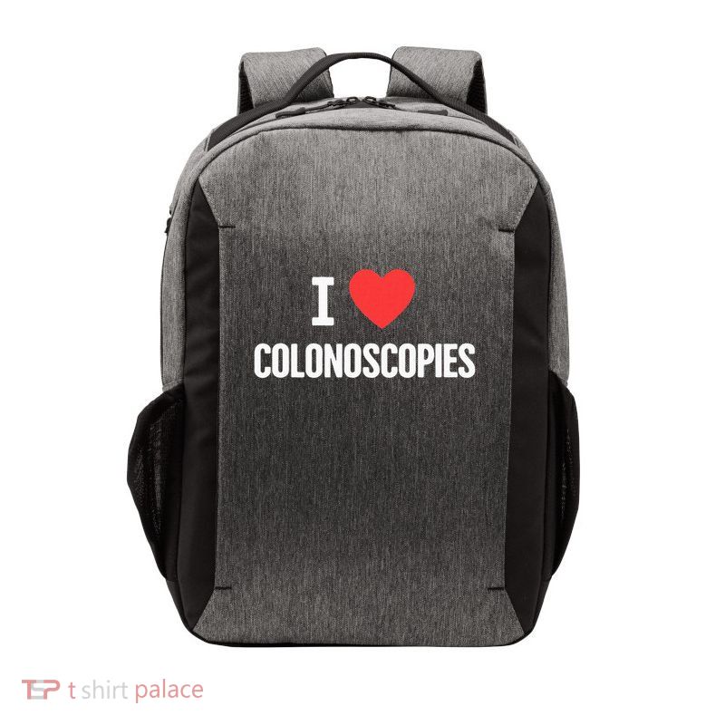 Love Funny Colon Cancer Colonoscopy Vector Backpack
