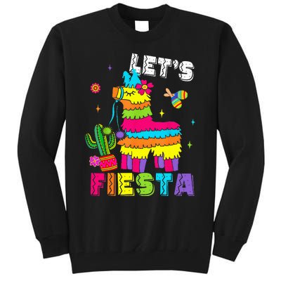 Lets Fiesta Cinco De Mayo Mexican Party Mexico Donkey Pinata Tall Sweatshirt