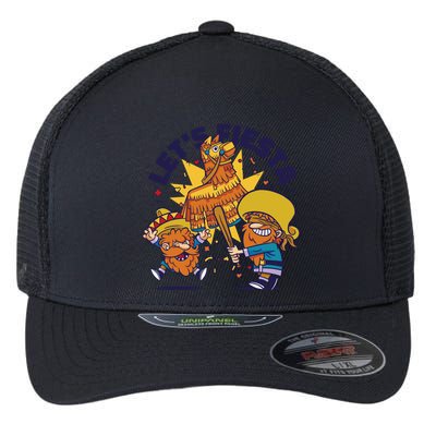 Let's Fiesta Celebration Flexfit Unipanel Trucker Cap