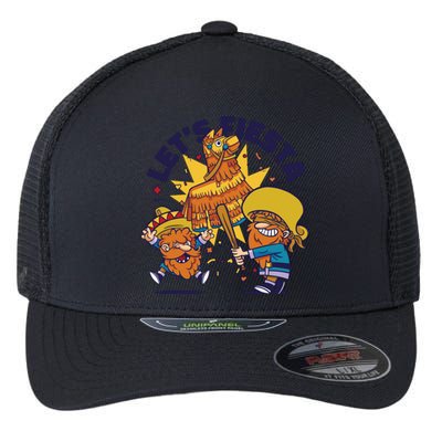 Let's Fiesta Celebration Flexfit Unipanel Trucker Cap