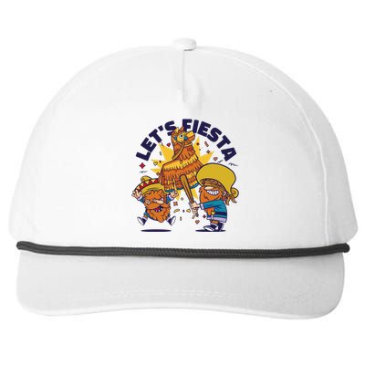 Let's Fiesta Celebration Snapback Five-Panel Rope Hat